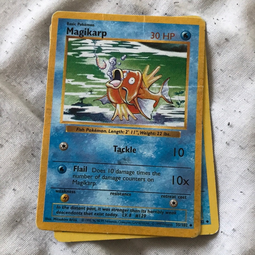 Magikarp Pokémon card